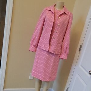 Vintage Knit Dress/blazer